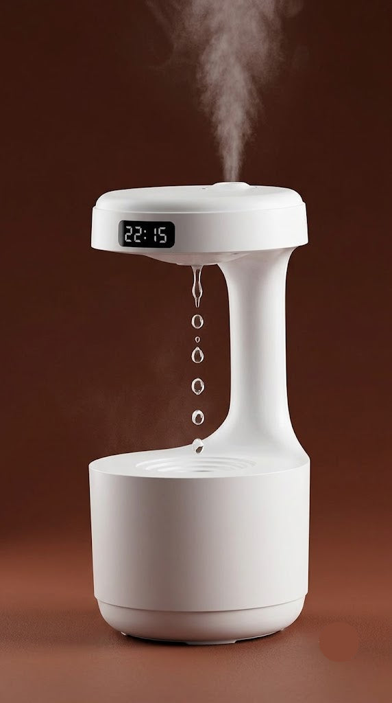 Anti gravity water humidifier