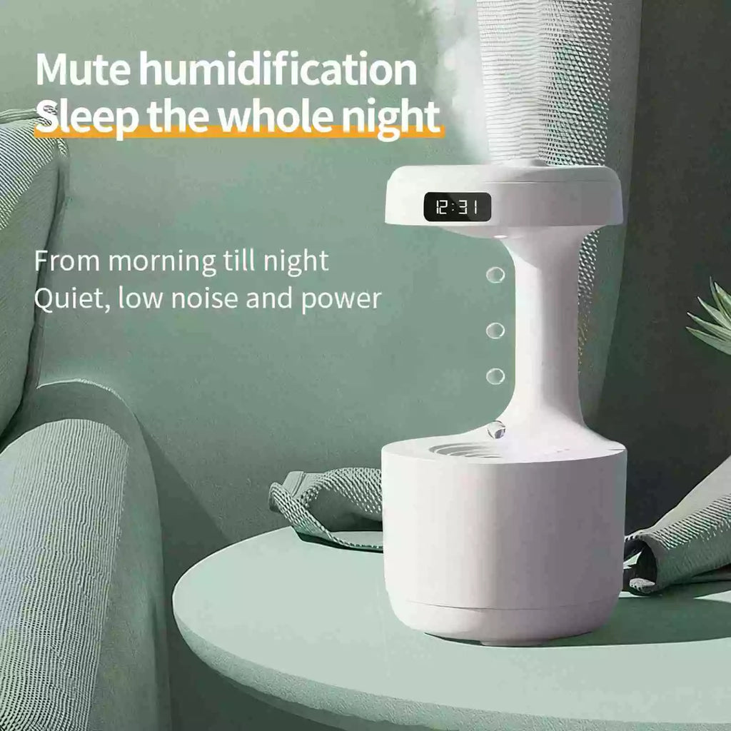 Anti gravity water humidifier