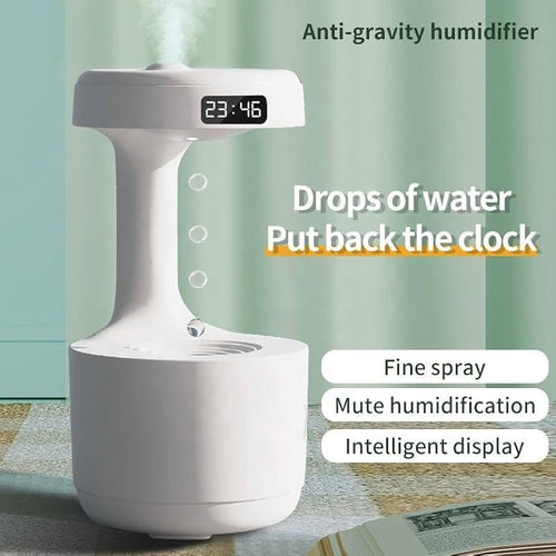 Anti gravity water humidifier